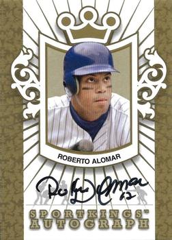 2012 Sportkings Series E - Autographs Gold Version #A-RA2 Roberto Alomar Front