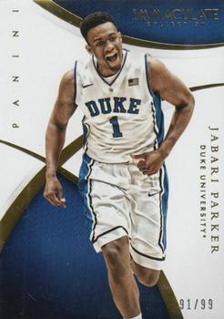 2015 Panini Immaculate Collection Collegiate #50 Jabari Parker Front