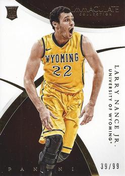 2015 Panini Immaculate Collection Collegiate #153 Larry Nance Jr. Front