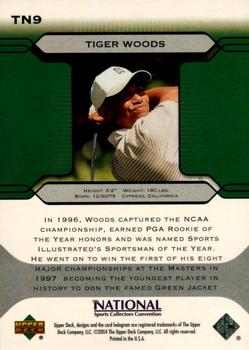 2004 Upper Deck National Convention #TN9 Tiger Woods Back