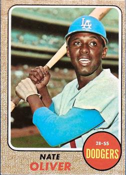 1968 Topps Milton Bradley Win-A-Card #124 Nate Oliver Front