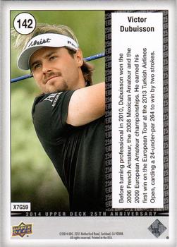 2014 Upper Deck 25th Anniversary #142 Victor Dubuisson Back