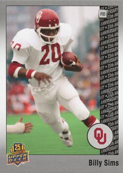 2014 Upper Deck 25th Anniversary - Silver Celebration #13 Billy Sims Front