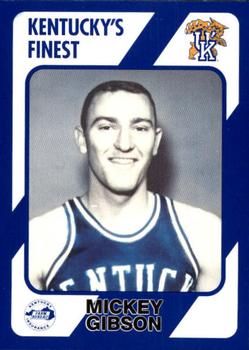 1989-90 Collegiate Collection Kentucky Wildcats #26 Mickey Gibson Front