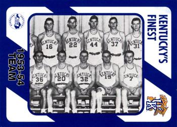 1989-90 Collegiate Collection Kentucky Wildcats #37 1953-54 Team Front