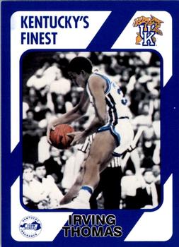1989-90 Collegiate Collection Kentucky Wildcats #53 Irving Thomas Front