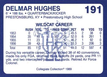 1989-90 Collegiate Collection Kentucky Wildcats #191 Delmar Hughes Back