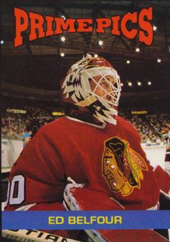 1992 The Sports Card Review & Value Line Prime Pics #10 Ed Belfour Front