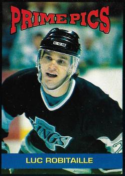 1992 The Sports Card Review & Value Line Prime Pics #49 Luc Robitaille Front