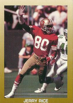 1989-90 All-Sports Superstars Series 1-4 (unlicensed) #NNO Jerry Rice Front
