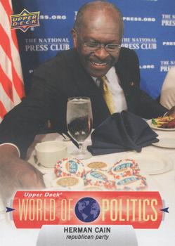 2011 Upper Deck World of Sports - World of Politics #WP-999 Herman Cain Front