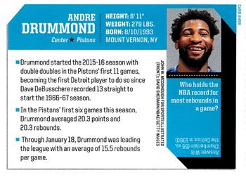 2016 Sports Illustrated for Kids #499 Andre Drummond Back