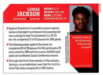 2016 Sports Illustrated for Kids #576 Lamar Jackson Back