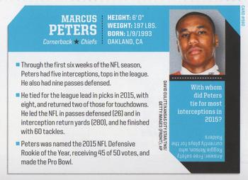 2016 Sports Illustrated for Kids #580 Marcus Peters Back