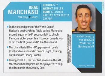 2016 Sports Illustrated for Kids #582 Brad Marchand Back