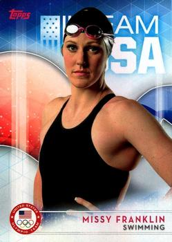 2016 Topps U.S. Olympic & Paralympic Team Hopefuls #14 Missy Franklin Front