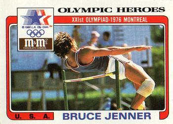 1983-84 Topps M&M's Olympic Heroes #21 Bruce Jenner Front