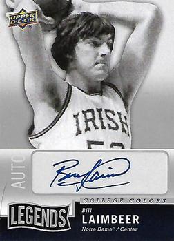 2014 Upper Deck College Colors Promo - Autographs #12 Bill Laimbeer Front