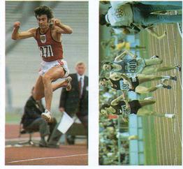 1992 Brooke Bond Olympic Challenge (Double Cards) #15-16 Lasse Viren / Vikto Saneyev Front