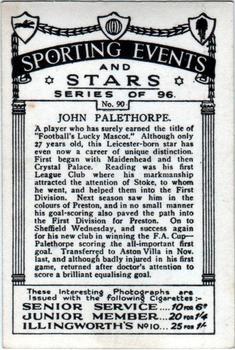 1935 J.A. Pattreiouex Sporting Events and Stars #90 John Palethorpe Back