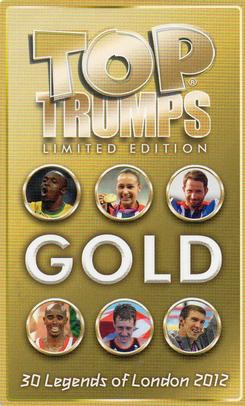 2012 Top Trumps Gold 30 Legends of London 2012 #NNO Alex Gregory / Tom James / Andy Triggs Hodge / Pete Reed Back