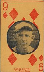 1927 Playing Cards (W560) #NNO Larry Benton Front