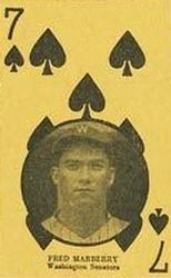 1927 Playing Cards (W560) #NNO Fred Marberry Front