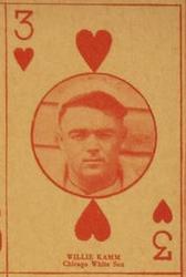 1927 Playing Cards (W560) #NNO Willie Kamm Front