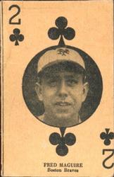 1927 Playing Cards (W560) #NNO Freddie Maguire Front
