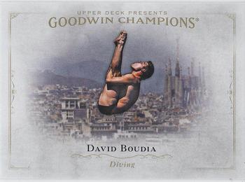 2016 Upper Deck Goodwin Champions #77 David Boudia Front