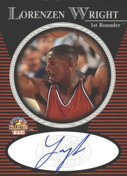 1997-98 Score Board Autographed Collection - Autographs #NNO Lorenzen Wright Front