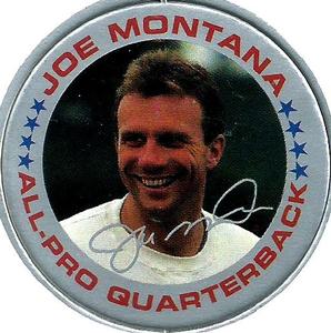 1993 Signature Caps Premier Players Series 1 #NNO Joe Montana Front