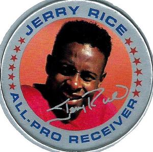 1993 Signature Caps Premier Players Series 1 #NNO Jerry Rice Front