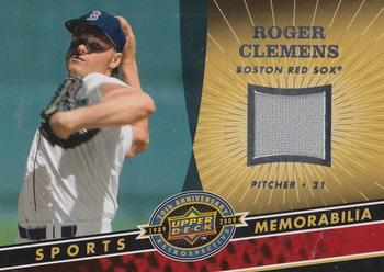 2009 Upper Deck 20th Anniversary - Sports Memorabilia #MLB-RC3 Roger Clemens Front