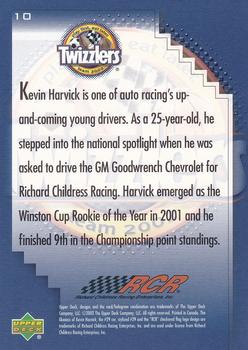 2002 Upper Deck Twizzlers #10 Kevin Harvick Back
