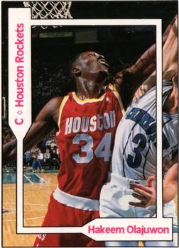 1991 SCD Sports Card Pocket Price Guide FB/BK/HK Collector #40 Hakeem Olajuwon Front