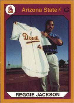 1990-91 Collegiate Collection Arizona State Sun Devils - Promos #1 Reggie Jackson Front