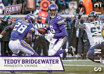 2016 Panini Father's Day - Elements #5 Teddy Bridgewater Front