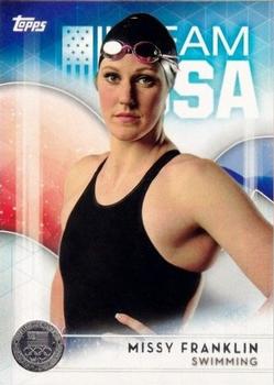 2016 Topps U.S. Olympic & Paralympic Team Hopefuls - Silver #14 Missy Franklin Front