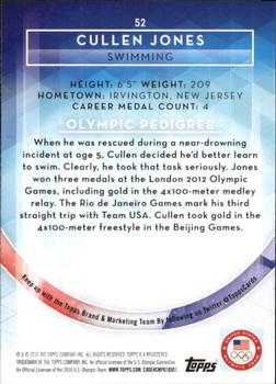 2016 Topps U.S. Olympic & Paralympic Team Hopefuls - Gold #52 Cullen Jones Back