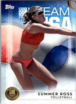 2016 Topps U.S. Olympic & Paralympic Team Hopefuls - Gold #58 Summer Ross Front