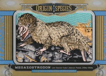 2016 Upper Deck Goodwin Champions - Origin of Species Manufactured Patches #OS202 Megazostrodon Front