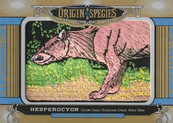 2016 Upper Deck Goodwin Champions - Origin of Species Manufactured Patches #OS244 Hesperocyon Front