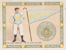 1909-12 Murad Cigarettes (T51) #NNO Michigan Front
