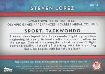 2016 Topps U.S. Olympic & Paralympic Team Hopefuls - Olympic Disciplines #OD-12 Steven Lopez Back