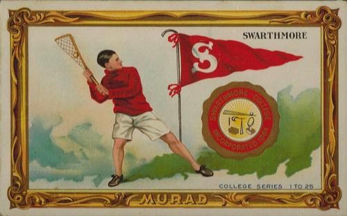 1910 Murad Cigarettes Cabinets (T6) #13 Swarthmore Front