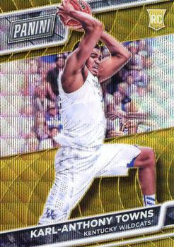 2016 Panini The National VIP - Gold Pulsar #87 Karl-Anthony Towns Front