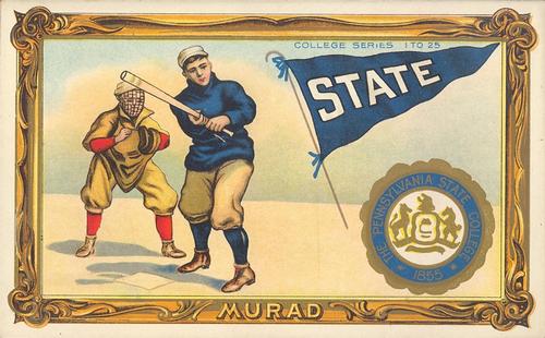 1910 Murad Cigarettes Cabinets (T6) - Type 2 #10 Penn State Front