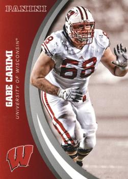2015 Panini Wisconsin Badgers #44 Gabe Carimi Front