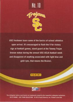 2015 Panini USC Trojans #10 Tommy Trojan Back
